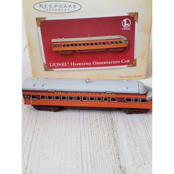 Hallmark Lionel Hiawatha observation car 2004 ornament train Xmas - Picture 3 of 8